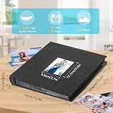 DazSpirit 6x4 Inch Photo Album 600 Photos Linen Cover 10x15 Slip-In Pockets view 2