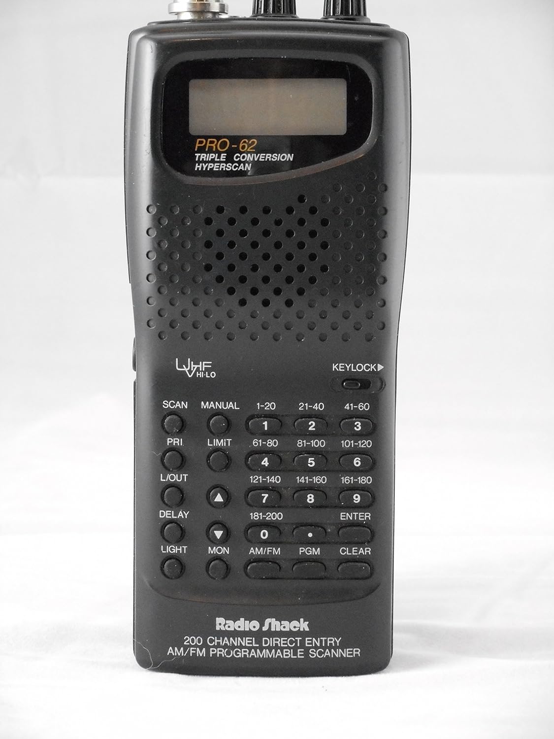 Amazon.com: RadioShack Model Pro-62 Programmable Scanner: Home Audio &  Theater
