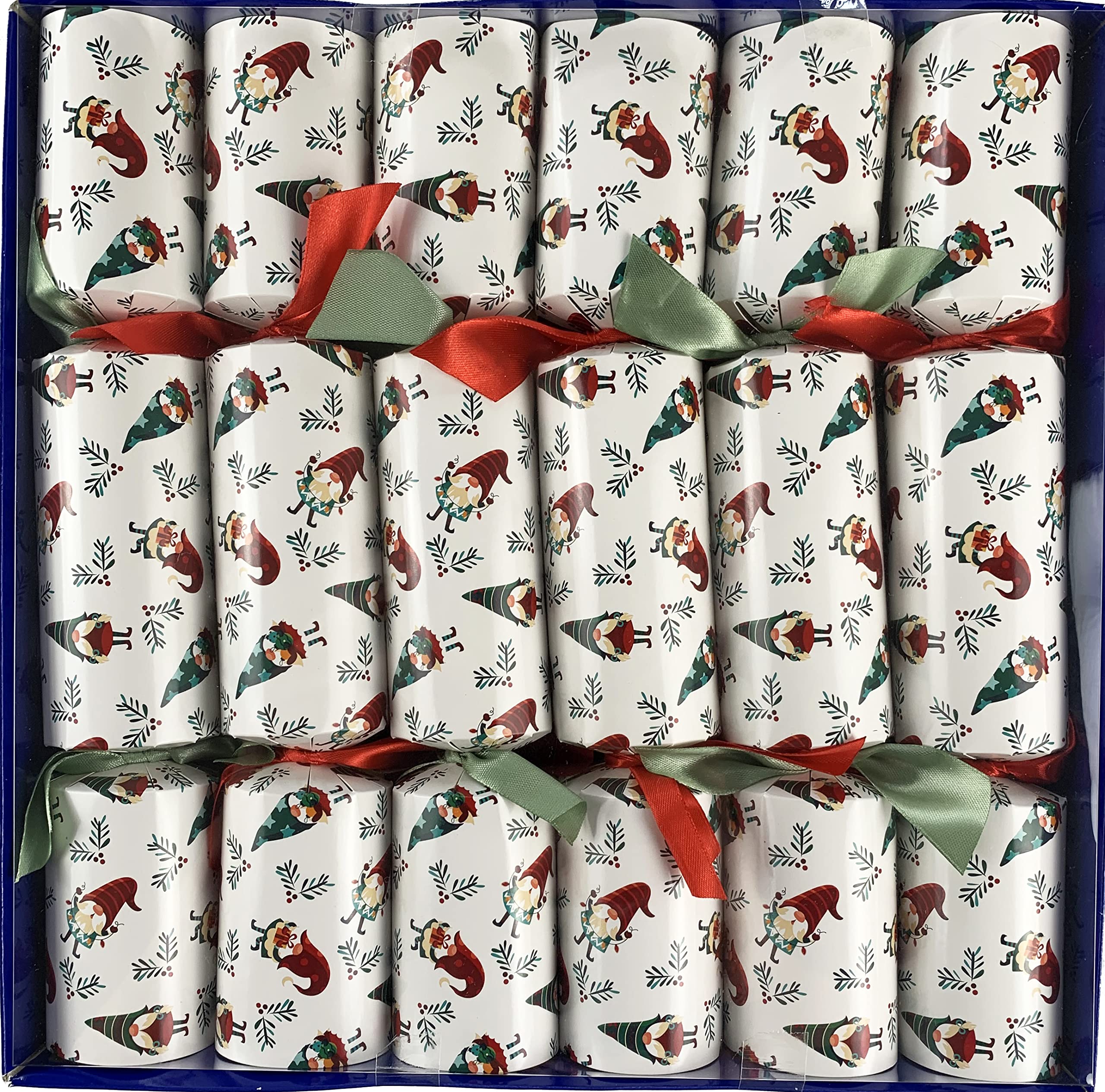 Fill Your Own Christmas Crackers, The Christmas Gonks design, set of 12