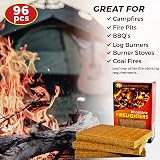 Woodabrix Natural Wood Eco Firelighters 96 Sustainable Fire-Starters view 4