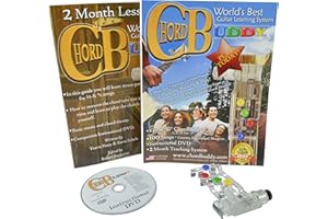 ChordBuddy Guitar Learning System for Right Handed Guitars. Includes ChordBuddy, 2 Month Lesson Plan DVD and Song Book