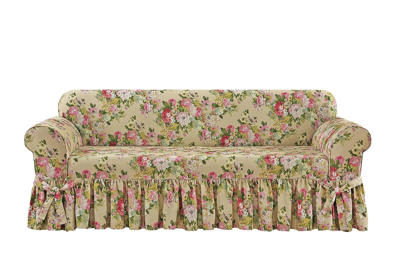 Best white cotton one piece sofa cover