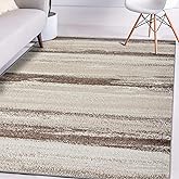 LUXE WEAVERS Rug Modern Area Rug Stain Resistant, Brown/Size 9x12