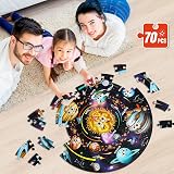 SYNARRY Giant Solar System Floor Puzzle 70 Pieces Round Space Education view 7