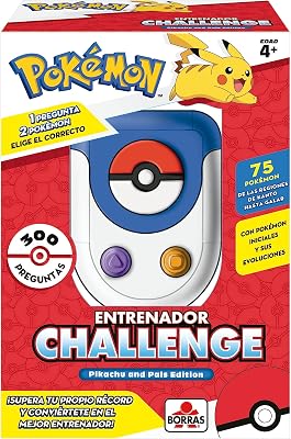 - Pokémon Entrenador Challenge | Juego Electrónico Infantil de Adivinanza y Estrategia | a Partir de 4 Años (19828)