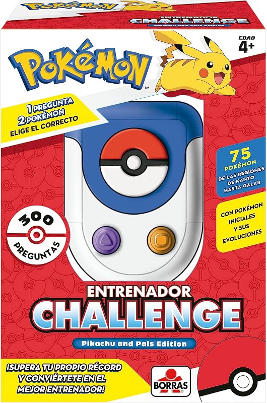 - Pokémon Entrenador Challenge | Juego Electrónico Infantil de Adivinanza y Estrategia | a Partir de 4 Años (19828) — foto 1 de 4