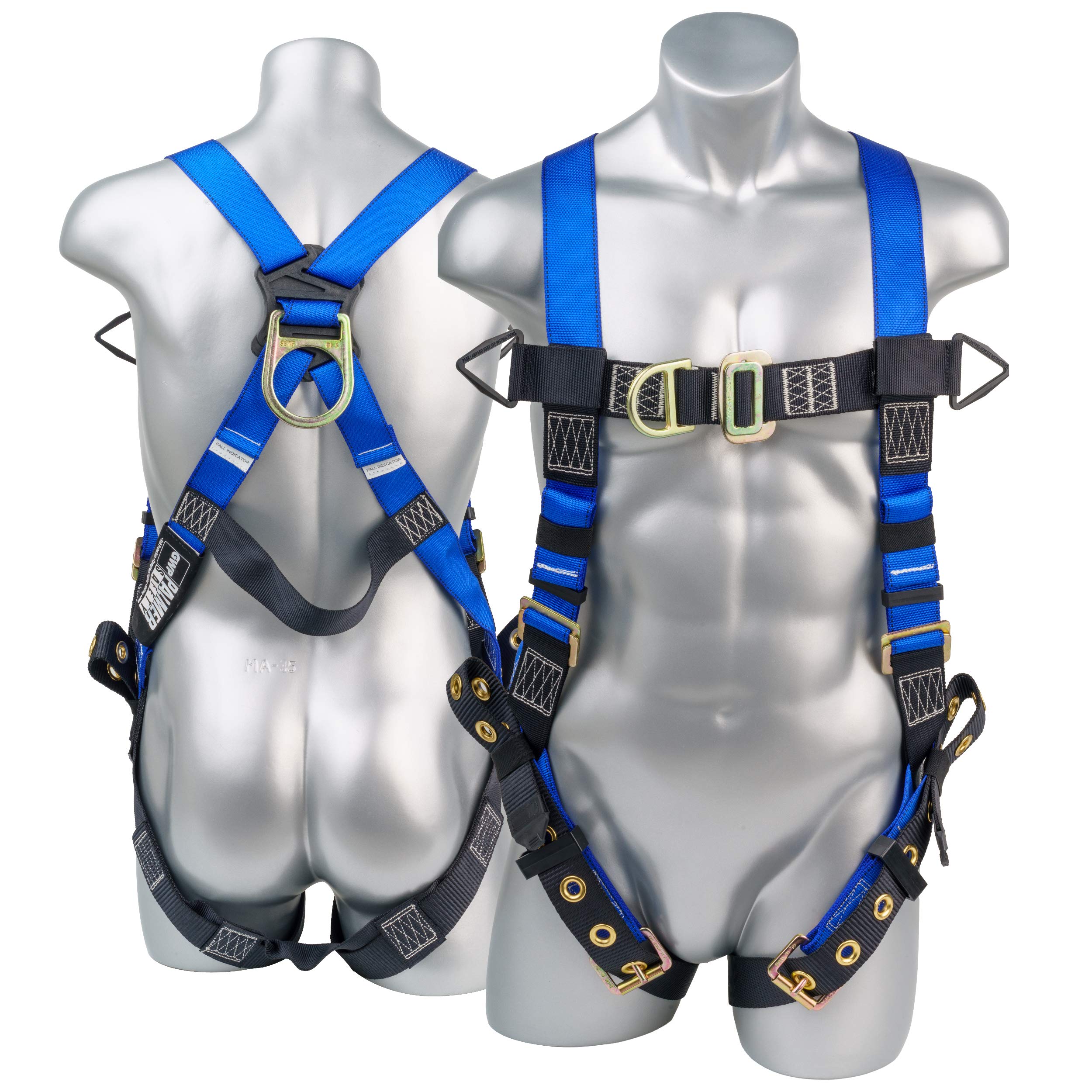 Buy Fall Protection Body Safety Harness w/ 5pt Adjustments, Pass ...