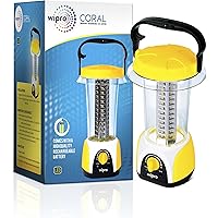 Wipro Coral Rechargeable Emergency Light (Yellow)