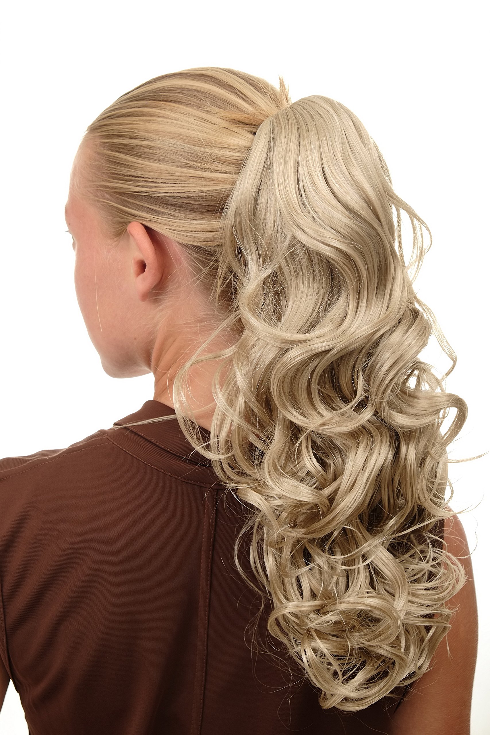 WIG ME UP - SA080-202 Ponytail Hairpiece curly voluminous long bright blond