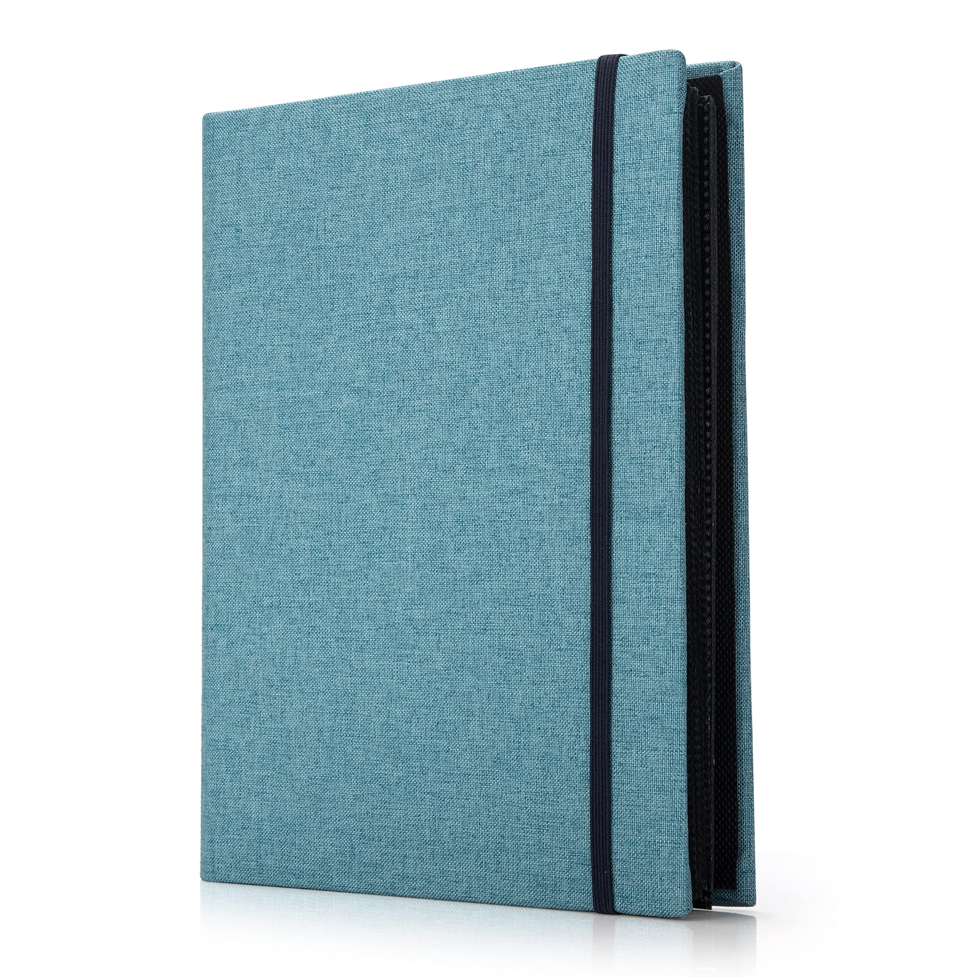 AIOR Photo Albums 6x4 Slip In, Traditional Linen Memory Book Family Wedding Albums, Holds 200 Photos, Valentines Day Gifts for Couples, Wedding Anniversary Birthday Presents, Blue