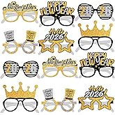 KatchOn, 2026 Glasses New Years - Pack of 12 | NYE Photo Booth Props, New Years Eve Party Supplies 2026 | 2026 New Years Glasses, New Years Decorations 2026 | New Years Photo Booth Props