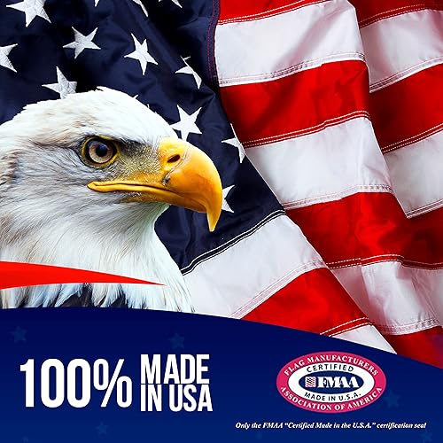 American Flags for Outside 5X8 -American Flag 5x8 Made in USA