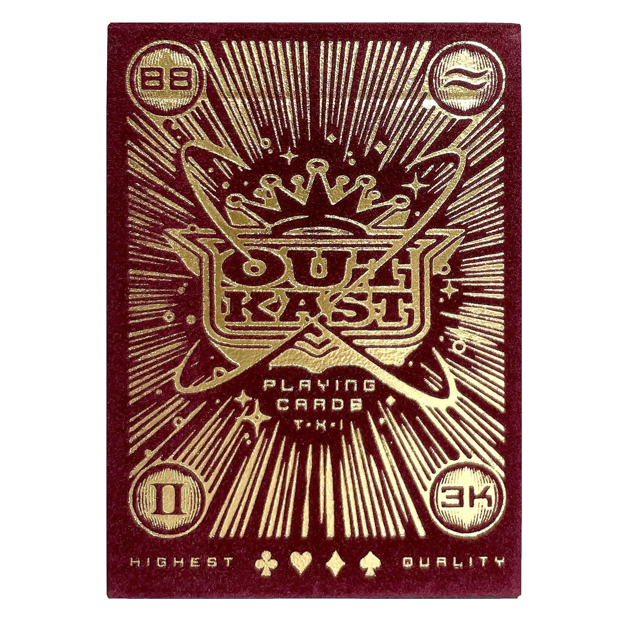 Photo 1 of theory11 Outkast Premium Playing Cards, Poker Size Standard Index, Luxury Playing Cards