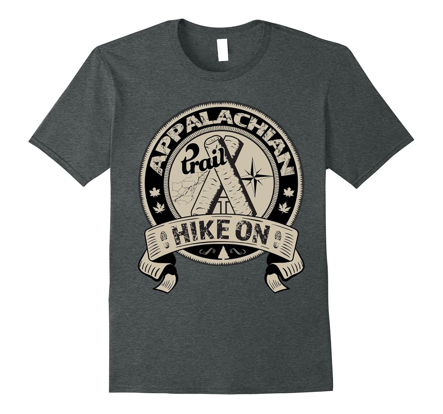 Appalachian Trail Hike On Map T-Shirt-ANZ