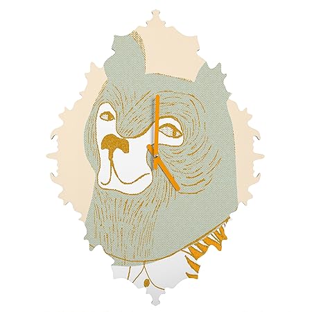 Deny Designs Mummysam, Mrs Bear, Baroque Clock, Small