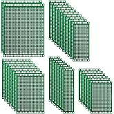 Double Sided PCB Board Prototype Kit, Prototype Boards for DIY Soldering, Circuit Solder Board in 5 Size Compatible with Ardu