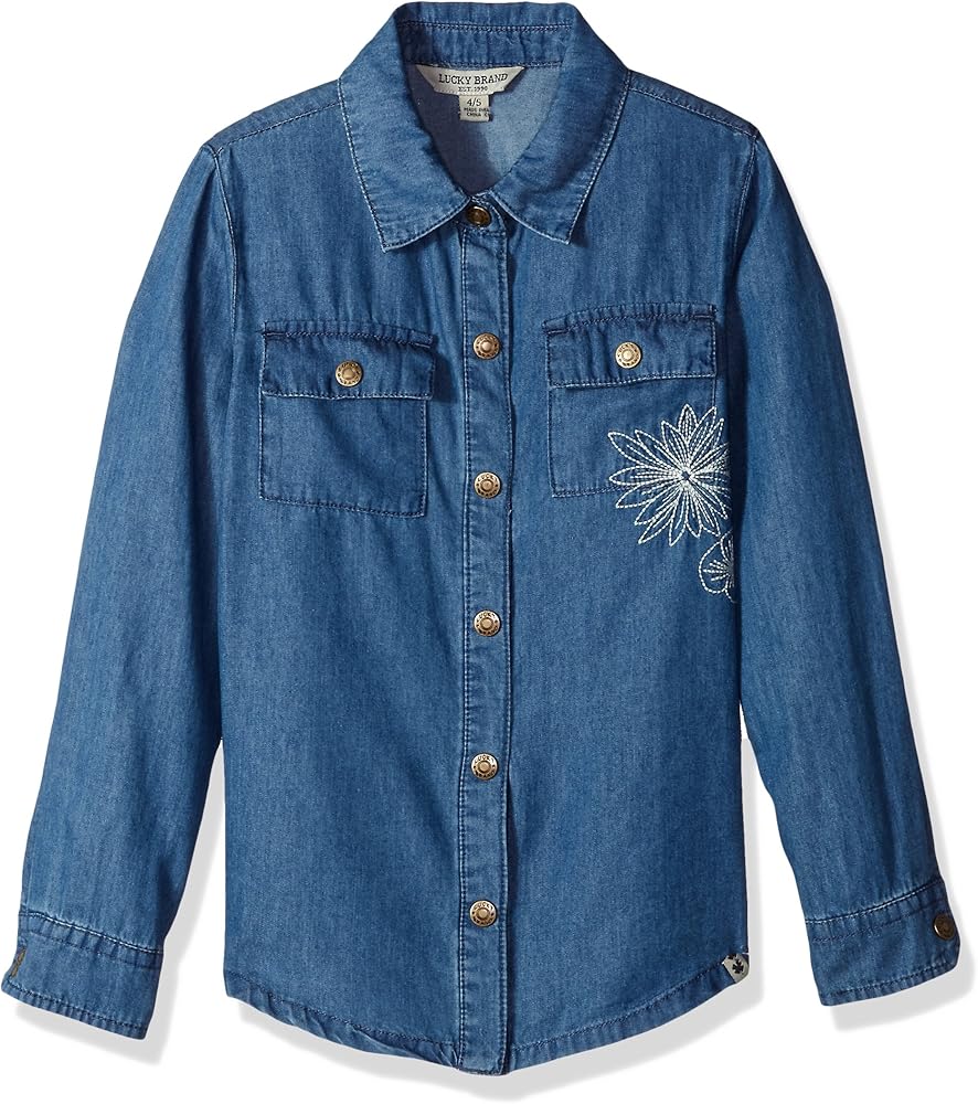 denim girls shirts