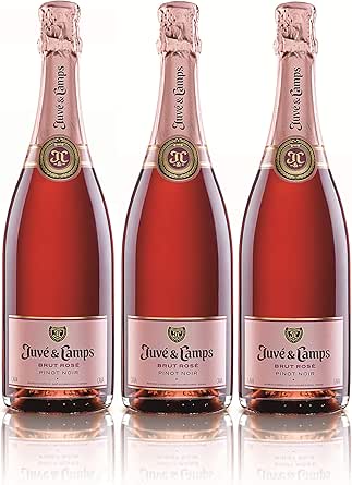 Juvé & Camps | Cava Brut Rosé Reserva | Pack de 3 botellas de ...