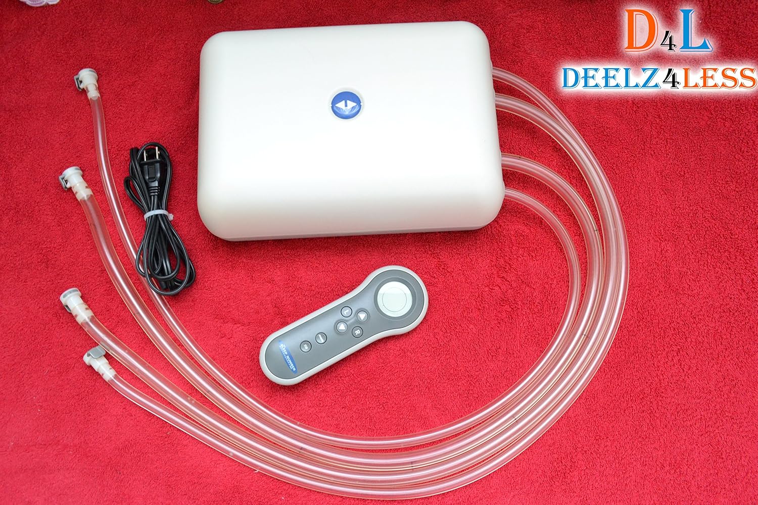 Used Select Comfort Sleep Number Air Bed Pump 4 Hoses For Dual