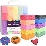 Special Supplies Fun Foam Modeling Foam Beads Play Kit, 10 Blocks Children’s Educational Clay for Arts Crafts Kindergarten, P
