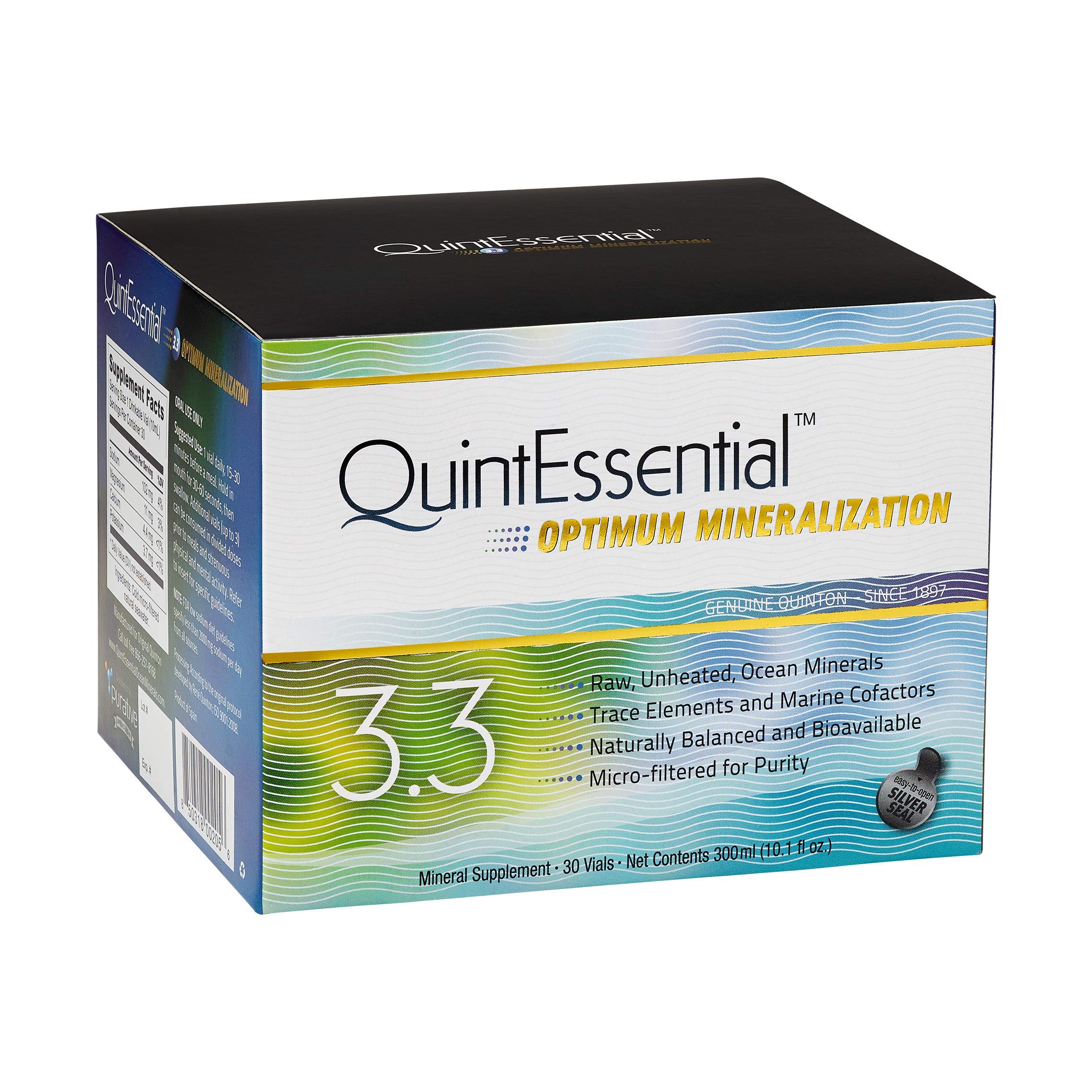 QuintEssential 3.3 Concentrated + Pure Seawater Electrolyte Liquid