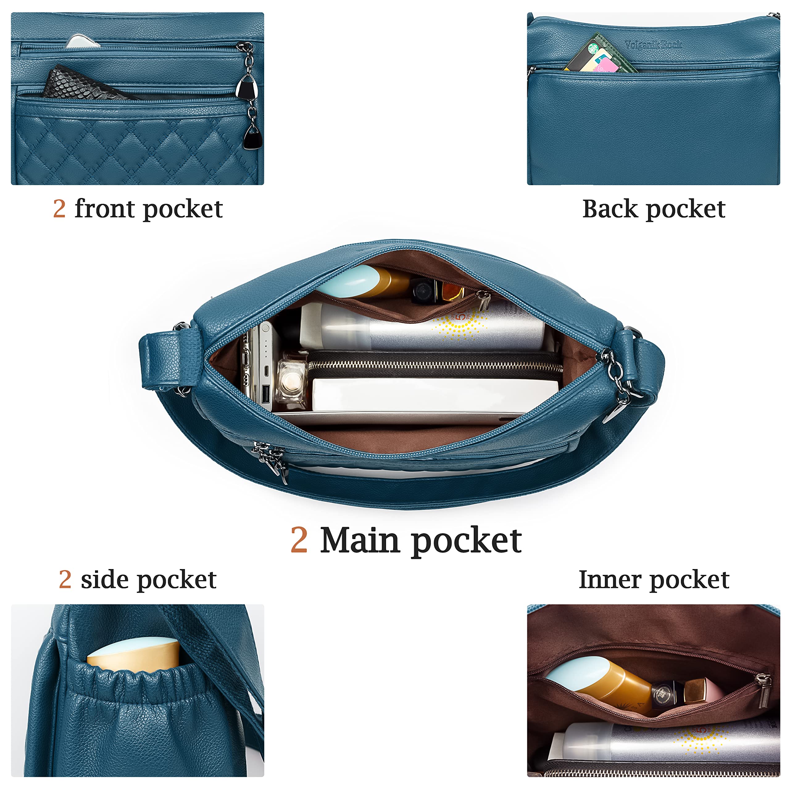 Crossbody Purse for Women Ladies Soft PU Leather Shoulder Bag Medium Roomy Handbag Fashion Tote Top Handle Satchel