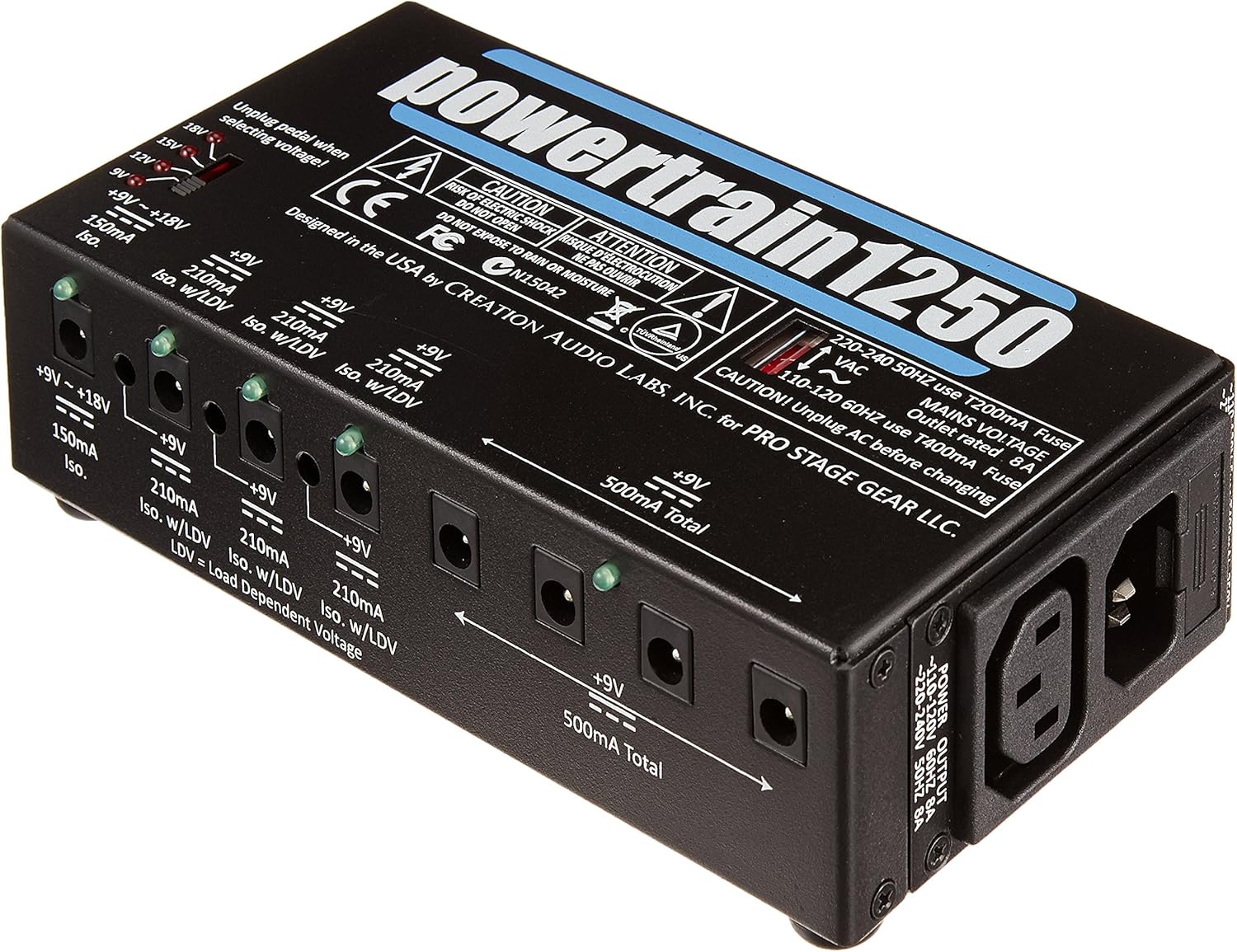 Pedaltrain PT 1250 Power Train Power Supply Amazon.co.uk Musical