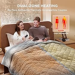 Bedsure Electric Blanket Queen Size - Dual Control
