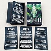GZXINKE Angel Numbers Oracle Deck, Oracle Cards for Beginners, Angel Number Affirmation Cards Deck, Tell You How to Live Your Life The Best Way