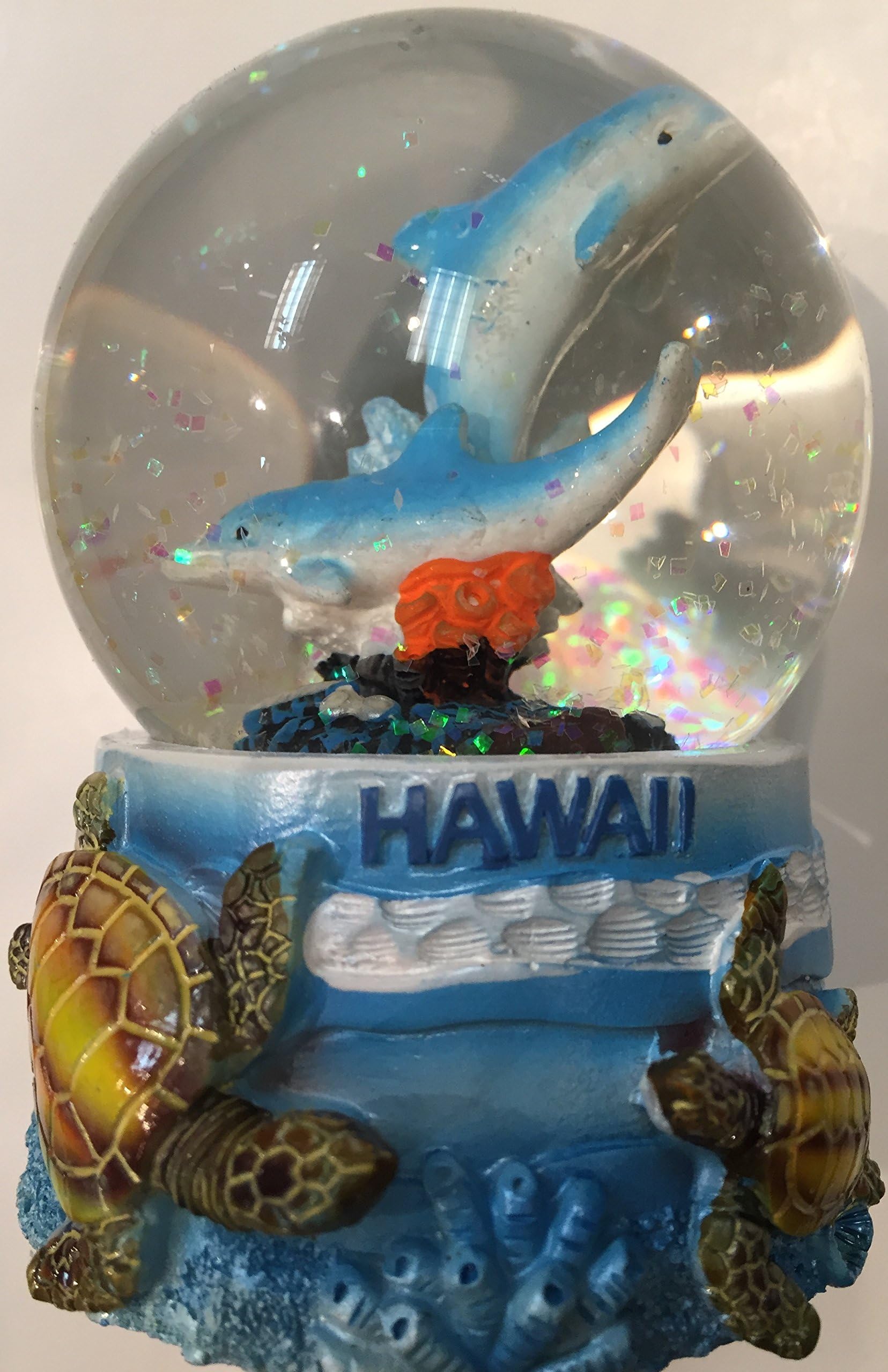 Snow Globe Dolphin Design 4 inches