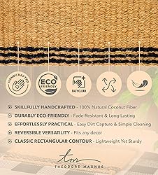 THEODORE MAGNUS Natural Coir Doormat with
