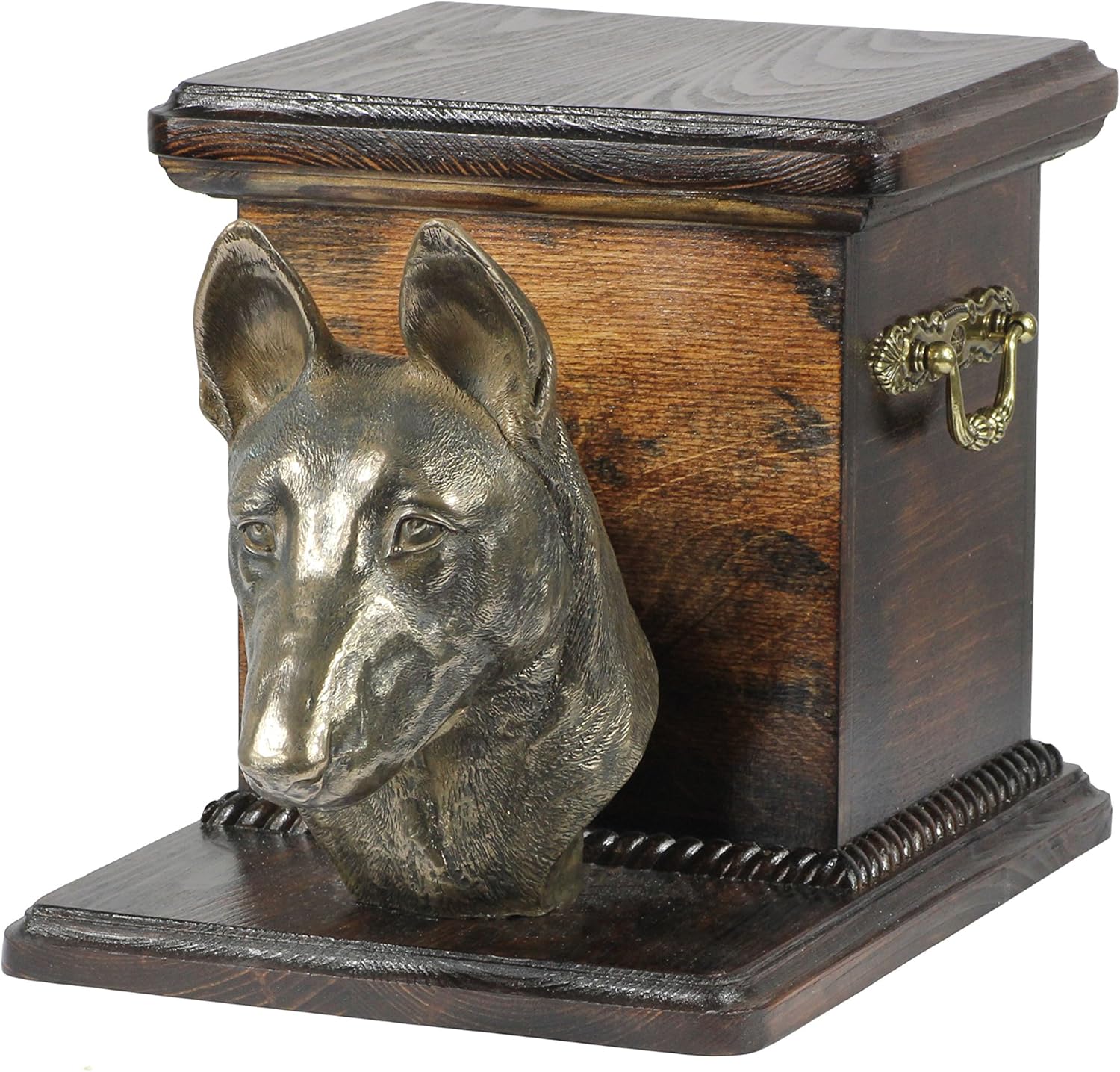 dog ashes statue