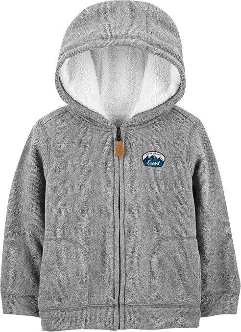 sherpa lined hoodie toddler boy