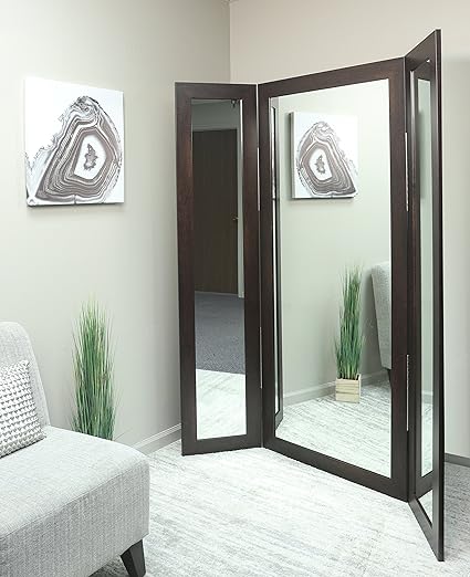 Amazon Com Brandtworks Bm6trifold Dark Walnut Full Body Trifold