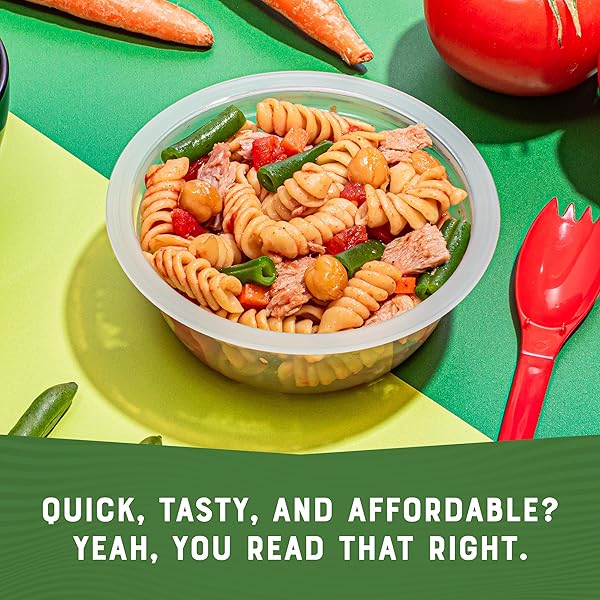 BUMBLE BEE QUICK CATCH MEDITERRANEAN PASTA, WILD CAUGHT TUNA AND PASTA BOWL, 6 OZ (PACK OF 1) – READY TO ENJOY, SPORK INCLUDED – 14G PROTEIN PER SERVING – NO ARTIFICIAL FLAVORS – GOOD SOURCE OF FIBER