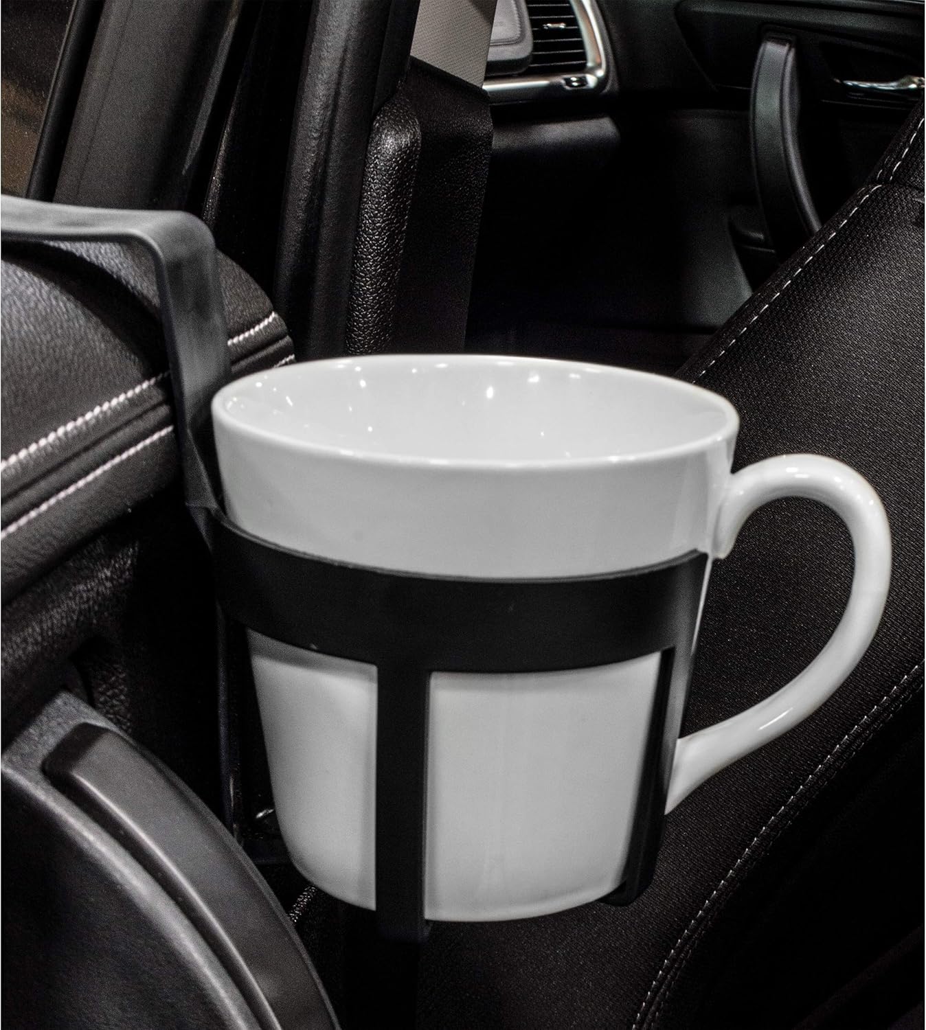 Custom Accessories 92200 Large Plastic Cup Holders, Black, 2-Pack: Automotive