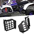 ECOTRIC Black Heel Guard Compatible with 1987-2006 Yamaha Banshee Replacement for 3GG-21691-00-00 3GG-21621-00-00 Left + Right (Pair)