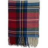 SARO LIFESTYLE Casual Plaid Throw Blanket, Multicolor, 50" x 60", (TH739.M5060B)
