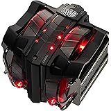 Cooler Master V8 GTS High Performance CPU Cooler w/ Horizontal Vapor Chamber, 8 Heatpipes, Aluminum Fins, Dual 120mm Fans, Red LED, Intel LGA1151