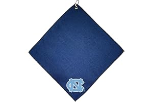 Team Golf NCAA North Carolina Tar Heels Microfiber Golf Towel, 15x15 (Multicolor)