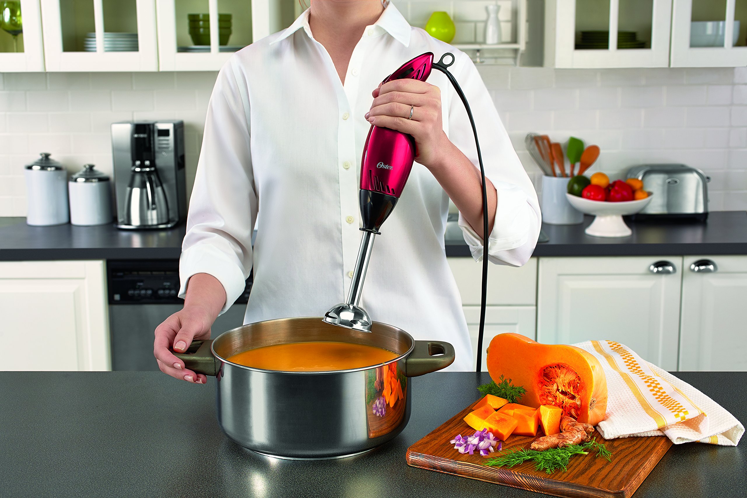 Oster SUNBEAM PRODUCTS INC FPSTHB26RDP-000 2SPD RED Immersion Hand