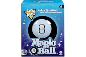 Mattel Games Magic 8 Ball Toys and Games, Original Fortune Teller Ball, Ask a Question and Turn Over For Answer
