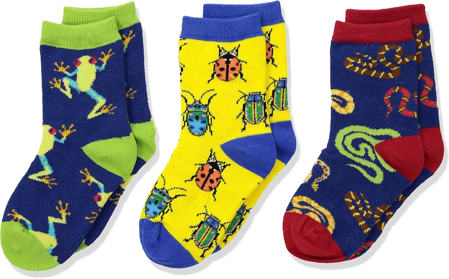 Socksmith Kids Novelty Crew Socks 3packBFF Best Foods Forever Multi Socks