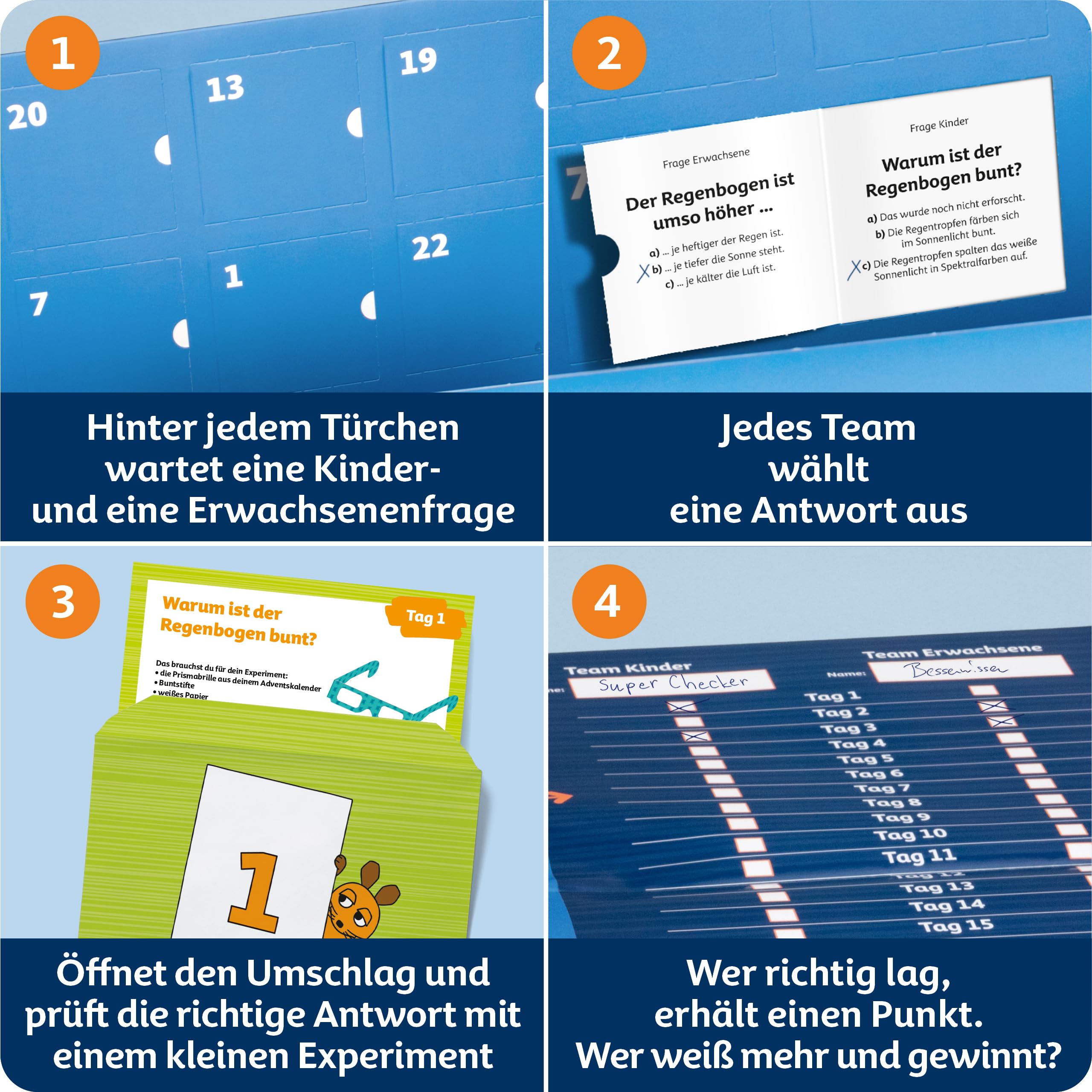 FRANZIS 67216 - Die Maus Adventskalender Wer weiß mehr?: 24 Fragen & Antworten mit der Maus 4