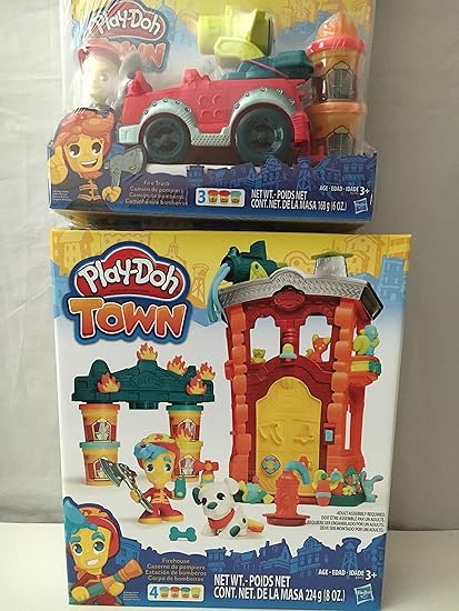 play doh fire engine