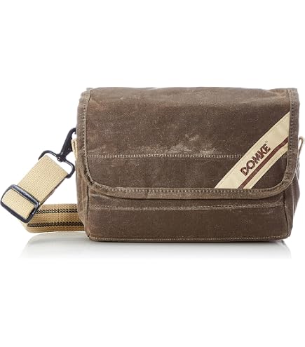 Sac à Bandoulière Domke Heritage Pour Appareil Photo - Taille Compacte, Toile Cirée, Vert
