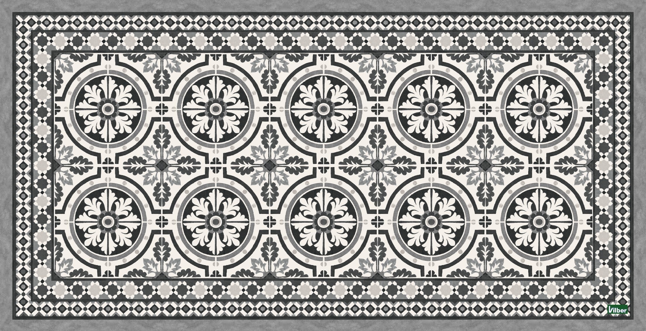 Vilber, Vinyl Rug, TANGER DU 05, 40X80X0.22 cm