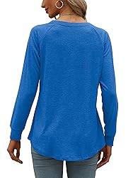 Womens Long Sleeve Tops Casual Loose Blouse Fashion