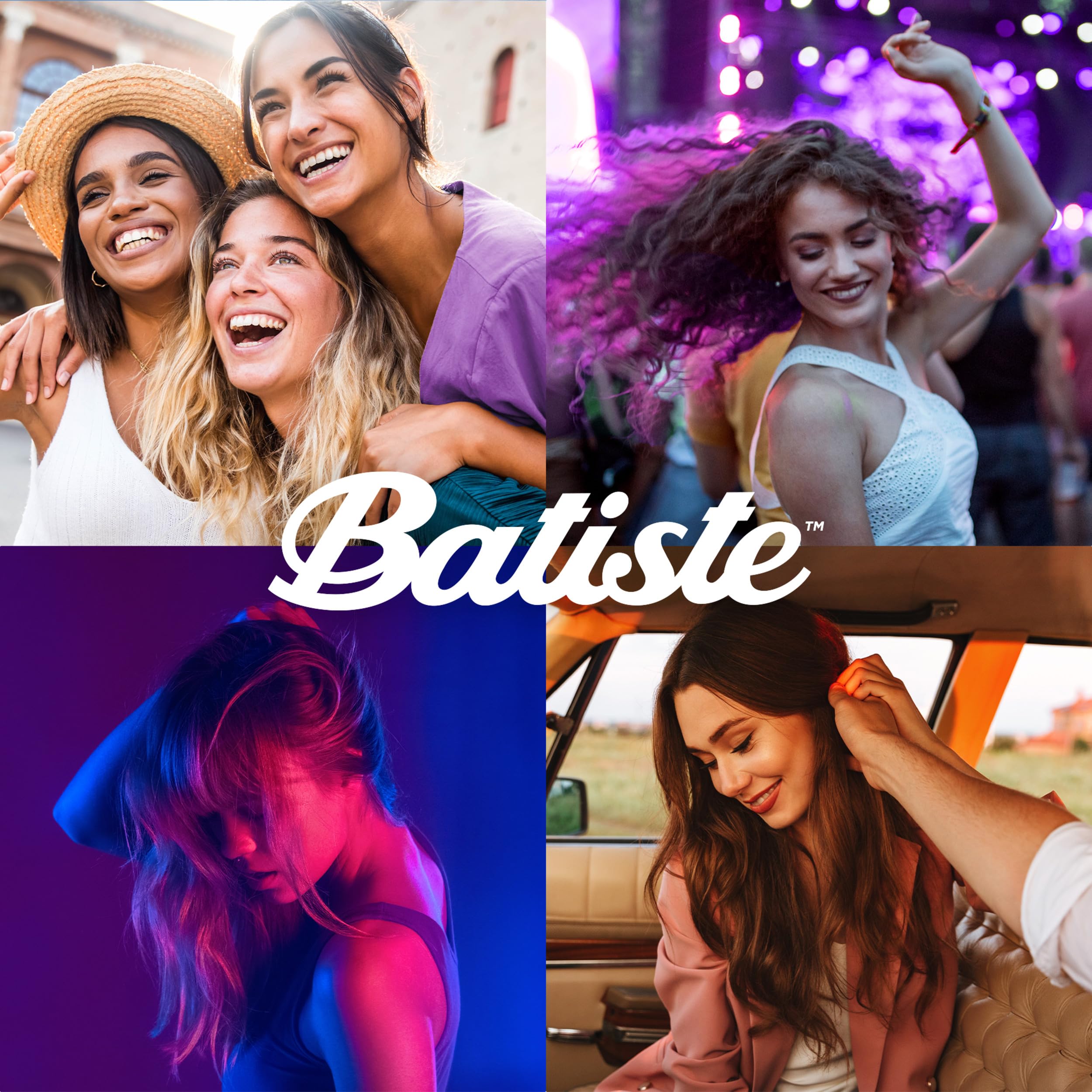 Batiste Touch Activated Dry Shampoo, Up to 24 Hours of Freshness, Absorbs Oil in Hair Between Washes with Lasting Scent Releasing Technology, 3.81 Oz