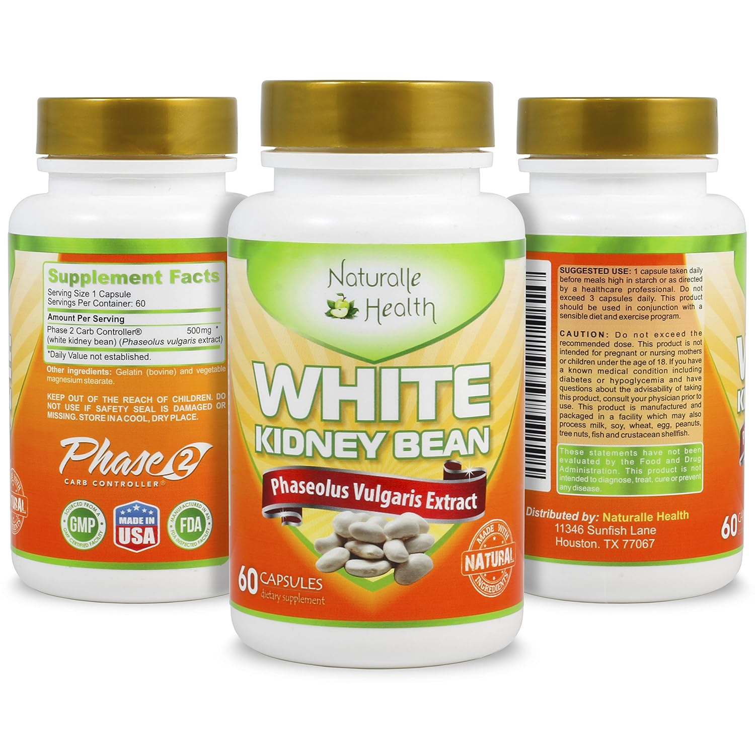 Premium 100 Natural Weight Loss Detox Phaseolus VULGARIS White